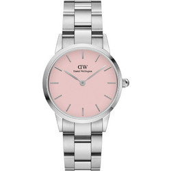 Daniel Wellington Iconic Link Γυναικείο Ρολόι με Ασημί Μεταλλικό Μπρασελέ DW00100534