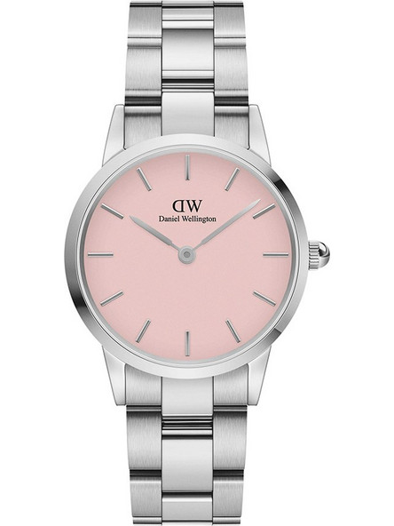 Daniel Wellington Iconic Link Γυναικείο Ρολόι με Ασημί Μεταλλικό Μπρασελέ DW00100534