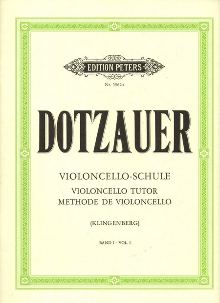 DOTZAUER CELLO SCHULE BAND I