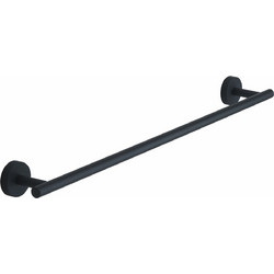 Gedy G Eros 2321-14 Πετσετοθήκη Μονή τοίχου 60cm Μαύρη Ματ