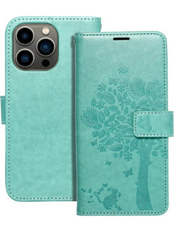 iPhone 13 Pro Forcell Mezzo Wallet Δερματίνης - Tree Green