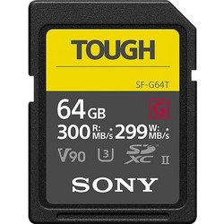Sony Pro Tough SDXC 64GB Class 10 U3 V90 UHS-II