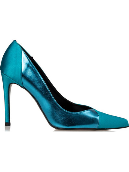 Envie Shoes Γόβες Λουστρίνι με Τακούνι Στιλέτο Πετρόλ E02-16061-65