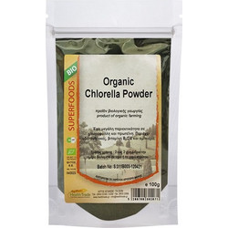 HEALTH TRADE ORGANIC CHLORELLA POWDER 100GR