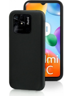 Fonex Tpu Case 0.6mm Xiaomi Redmi 10C Black Backcover - (BLK1600B)