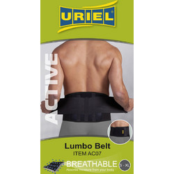 Uriel Ζώνη Οσφύος Ελαστική Neoprene με Μπανέλες AC-07