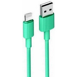 XO NB156 USB-A to Lightning Cable 1m Green 6920680871919