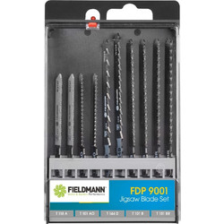 FIELDMANN Jigsaw blade set T-wood 10 pcs (FDP 9001)