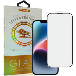Tmax Premium 3D Full Glue Tempered Glass (iPhone 14) Black