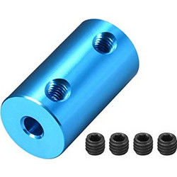 ALUMINIUM RIGID COUPLING 4MM TO 4MM - COUPLER 4X4