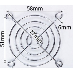 Fan housing 6X6cm