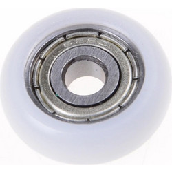 Nylon Circular Roller With Ball Bearing for Standard 2020 profile