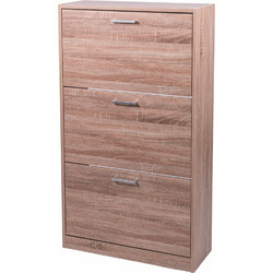 Παπουτσοθήκη Ξύλινη Δρυς Μ63xΠ24xΥ115cm 2191285