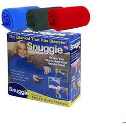 Κουβέρτα Με Μανίκια Fleece Καναπέ Snuggie Super Soft - Κόκκινο
