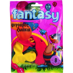 ΜΠΑΛΟΝΙΑ LION (8 τμχ) FANTASY ANIMALS (161018)