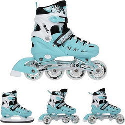 Nils Extreme Inline Αυξομειούμενα Rollers Γαλάζια NH10905