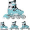 Nils Extreme Inline Αυξομειούμενα Rollers Γαλάζια NH10905