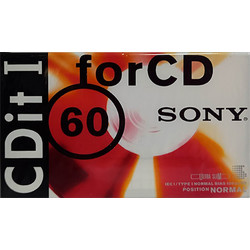 ΚΑΣΕΤΑ AUDIO (ΗΧΟΥ) SONY 60MINUTES FOR CD TYPE I/NORMAL POSITION