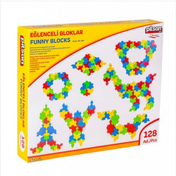 Pilsan 03298 Τουβλάκια Funny blocks 128τμχ 869346103298