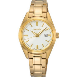 Seiko Neo Classic Γυναικείο Ρολόι με Χρυσό Μεταλλικό Μπρασελέ SUR632P1