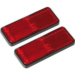 ΑΝΤΑΝΑΚΛΑΣΤΙΚΑ ΚΟΚΚΙΝΑ EURO-NORM 90x35mm 2ΤΕΜ