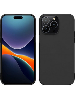 Θήκη Flexible TPU Back Cover Σιλικόνης για iPhone 14 Pro Max - Μαύρο Matte