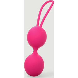 Κολπικές Μπάλες Σιλικόνης Silicone Dual Kegel Balls - Ροζ