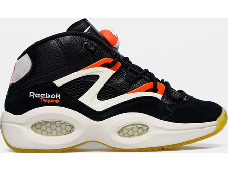 Reebok Classics Question Pump Ανδρικά Αθλητικά Παπούτσια για Μπάσκετ Μαύρα H06496