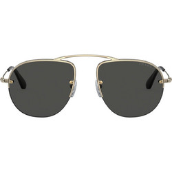 Prada 58OS ZVN5S0 Ανδρικά Γυαλιά Ηλίου Aviator Μεταλλικά Χρυσά με Μαύρο Polarized Φακό