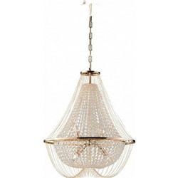 Luce Vienna Πολυέλαιος 6xE14 60cm με Κρύσταλλα Χρυσός I-VIENNA-S60 ORO 8031414869398