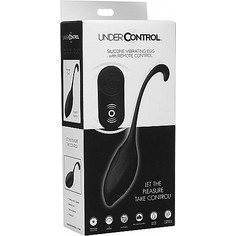 Under Control Silicone Vibrating Egg Δονητής Egg για Ζευγάρια με Τηλεχειριστήριο Μαύρος