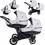 Kunert Booster 3 in 1 Light Καρότσι για Δίδυμα Grey