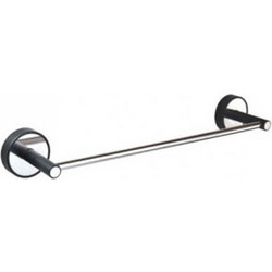 Karag Optimo-B 6240 Πετσετοκρεμάστρα Chrome-Μαύρη 40 cm