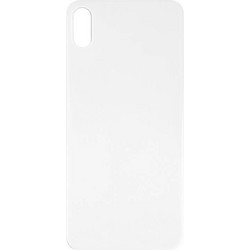 Πίσω Τζάμι με Κόλλα για Καπάκι Μπαταρίας iPhone XS Max Λευκό