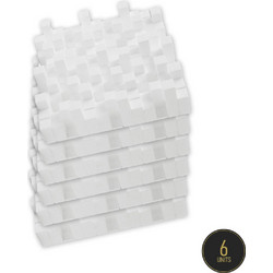 Proacoustics City Ηχοδιαχυτές 55x5cm 6τμχ Άσπρα