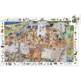Παιδικό Puzzle Djeco Κάστρο 100 Κομμάτια