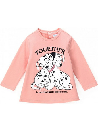 ORIGINAL MARINES DRESSY PINK T-SHIRT ML OUTER KNITWEAR BABY GIRL DISNEY - CARICA 101 ΜΠΛΟΥΖΑ ΠΑΙΔΙΚΟ GIRL - ORMAPDCAV1539NF00000 - ΚΟΡΙΤΣΙ - Powder Pink