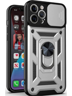 Bodycell Armor Slide Back Cover Silver (iPhone 12 Pro)