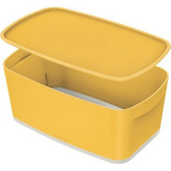 LEITZ ΚΟΥΤΙ ΑΠΟΘΗΚΕΥΣΗΣ MYBOX COSY 5263 ΚΙΤΡΙΝΟ ΜΕ ΚΑΠΑΚΙ 31495263