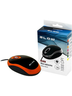 Blow MP-20 Ενσύρματο Mini Ποντίκι Orange