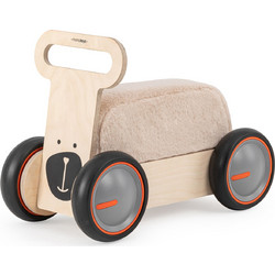 MamaToyz DriveMe Soft Bear Ξύλινη Περπατούρα Ride On Αυτοκινητάκι 9m+