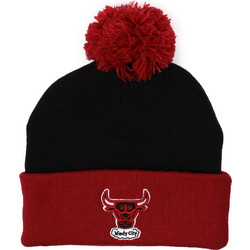 MITCHELL & NESS TWO POM CHICAGO BULLS BEANIE BLACK