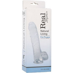 Toyz4lovers Real Rapture Earth Flavour Ρεαλιστικό Dildo 18cm Clear