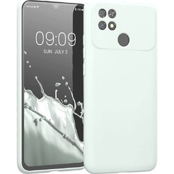 KWmobile Θήκη Σιλικόνης Xiaomi Poco C40 με Πλαίσιο Κάμερας - Cool Mint (59620.200)