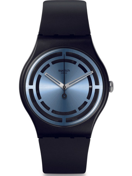 Swatch Γυναικείο Ρολόι με Μαύρο Μεταλλικό Μπρασελέ SO32B118