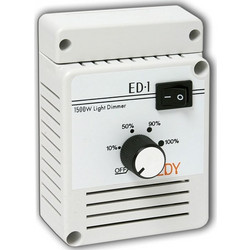 Ρυθμιστής φωτισμού - DIMMER ΕD-1 λευκό 230V 1,5KW ωμικών φορτίων επιτοίχιος - 200.1001