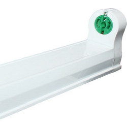 Slim σκαφάκι επεκτεινόμενο για 1 λάμπα LED T8 G13 120cm τύπου φθορίου με τροφοδοσία στα 2 άκρα - DELED120L