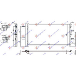 Ψυγειο A/C 1.5 Turbo Βενζινη (648x348x12) Mini Countryman (F60) 16-21 - 696006400