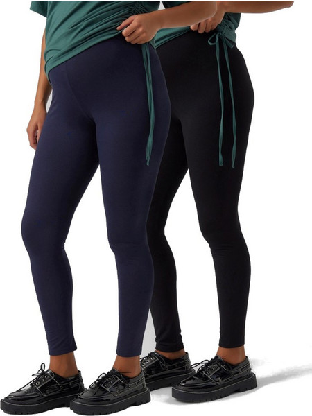 Vero Moda Σετ Κολάν Εγκυμοσύνης Μαύρο Navy Μπλε 20018623
