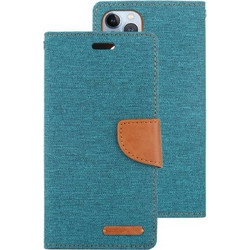 GOOSPERY CANVAS DIARY CASE IPHONE 14 PRO - GREEN